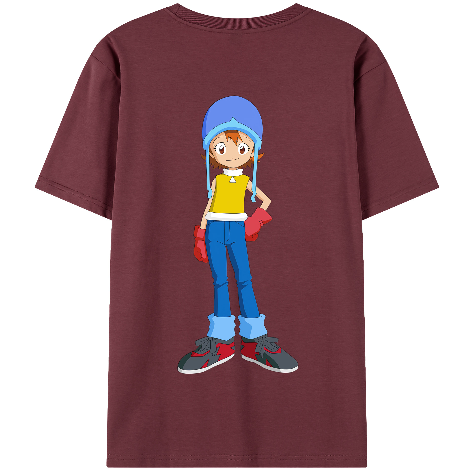 （画像用） Digimon デジタルモンスター/デジモン 綿100％半袖Tシャツ（背面プリント）